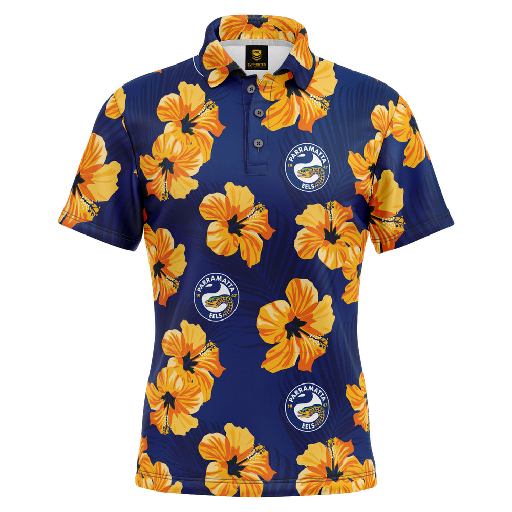 NRL Eels Aloha Golf Polo