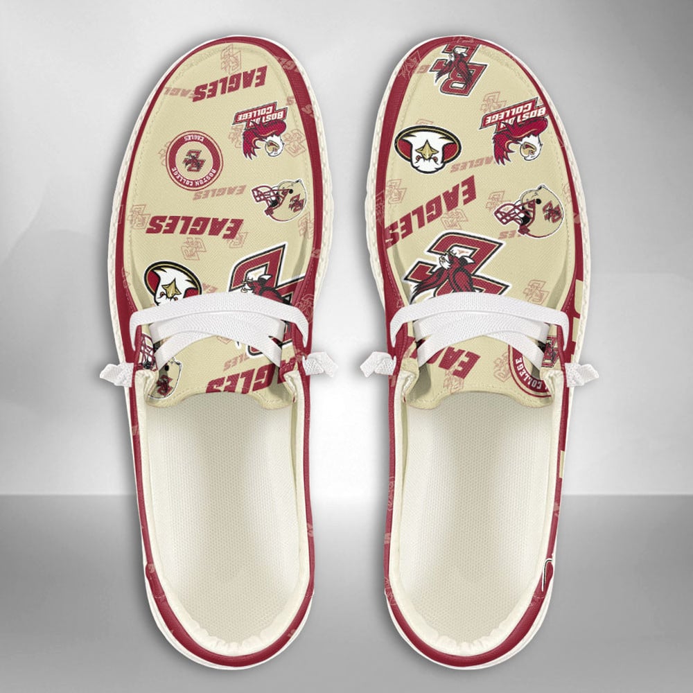 NCAA Boston College Eagles Custom Name Hey Dude Shoes