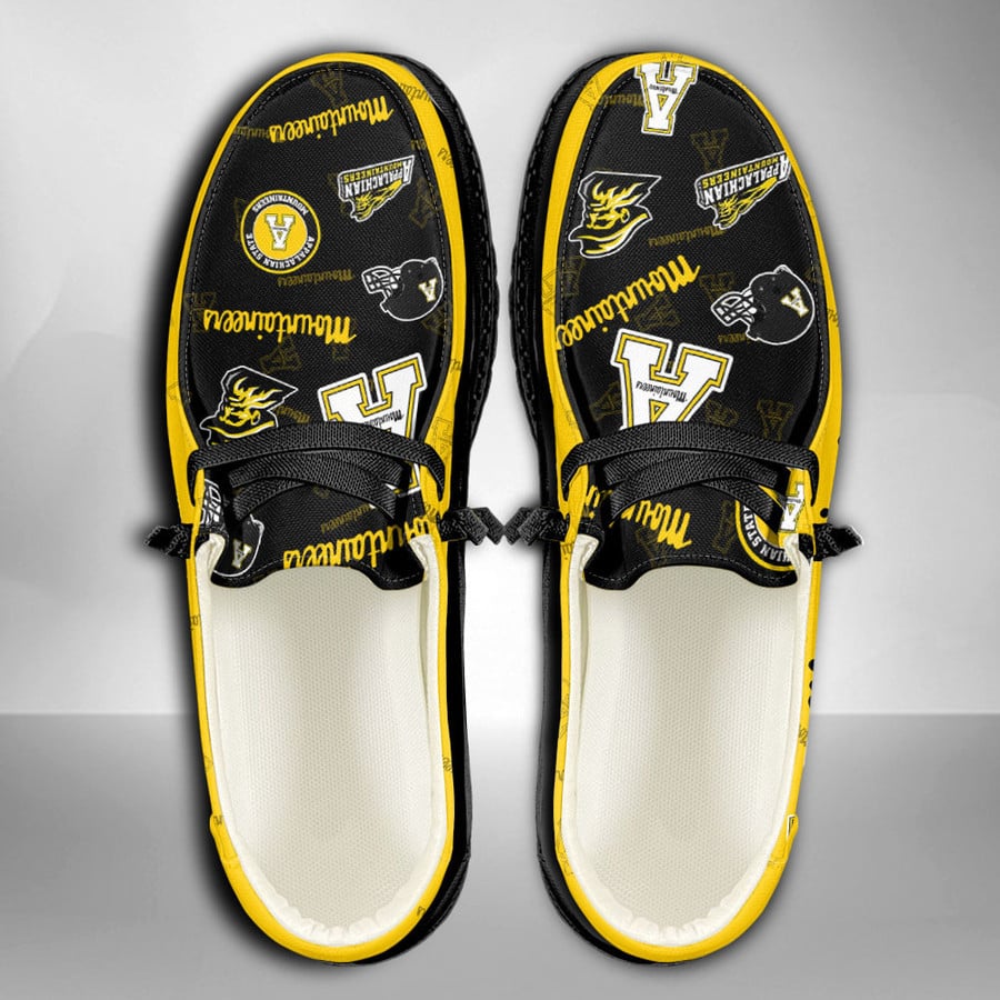 NCAA Appalachian State Mountaineers Custom Name Hey Dude Shoes