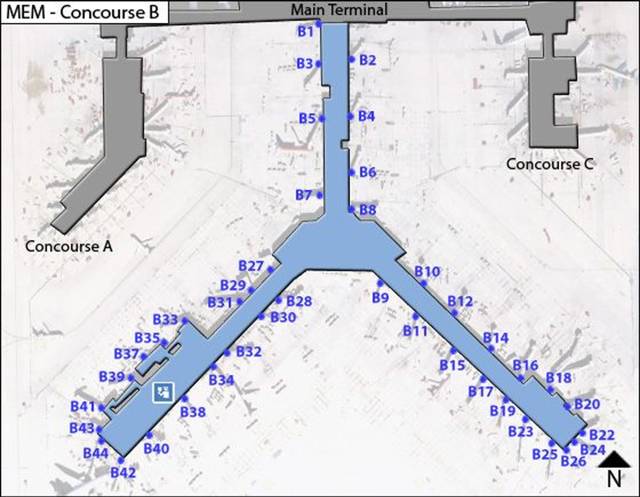 Memphis Airport Map: Guide to MEM's Terminals - iFLY