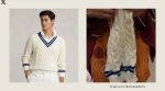 Mother knits Ralph Lauren replica sweater for son