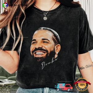 Drake Portait Signatute Tee