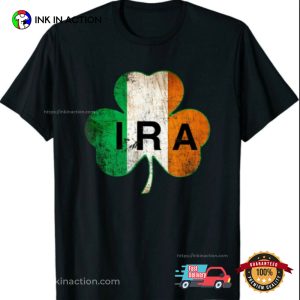 Lucky Shamrock St Patrick’s Day Ireland Flag T-Shirt