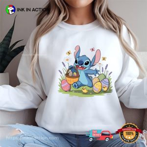 Cute Stitch Egg Hunt Easter Gifts T-shirt