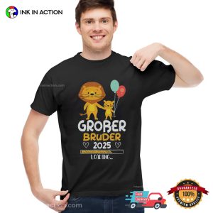 Good Big Brother 2025 Loading Baby Lion Boy Lion T-shirt