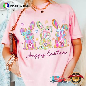 Happy Easter Coquette Easter Bunny T-shirt