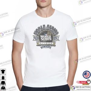 New York Yankees MLB World Series Retro Style T-shirt