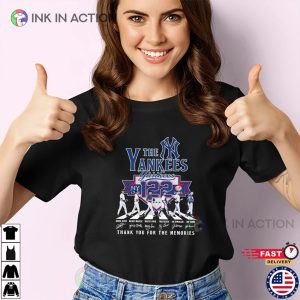 The New York Yankees Thank You For The Memories Signatures T-shirt