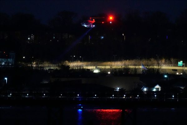 'The helicopter and the plane crashed in the river': Audio from air traffic control describes disaster over Potomac