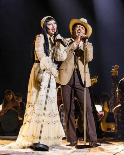 Lady Gaga And Bruno Mars Perform 'California Dreamin' At Grammys