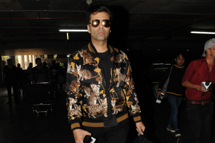 Karan Johar at the airport