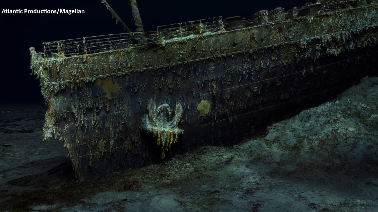 First full-size 3D scan of Titanic shows shipwreck