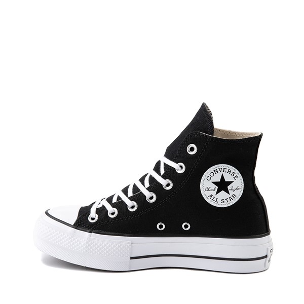 alternate view Womens Converse Chuck Taylor All Star Hi Lift Sneaker - BlackALT1