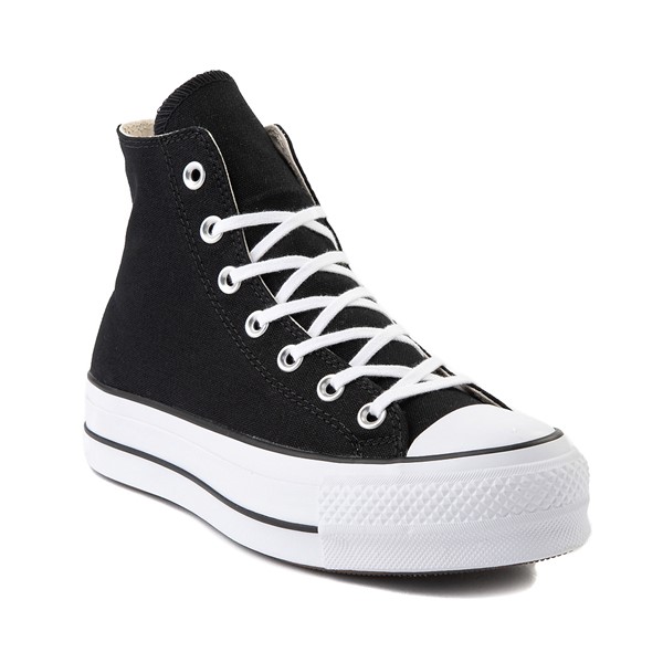 alternate view Womens Converse Chuck Taylor All Star Hi Lift Sneaker - BlackALT5