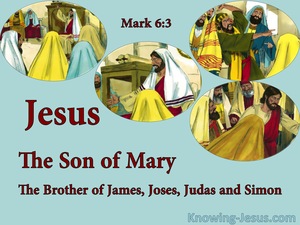 Mark 6:3 Jesus, The Carpenters Son (blue)