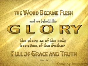 John 1:14 The Word Became Flesh (yellow)