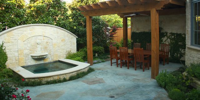 Fountain, Textured Concrete
Driveway
Bonick Landscaping
Dallas, TX