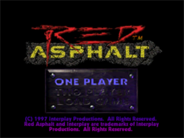 Red Asphalt - Screenshot - Game Title Image