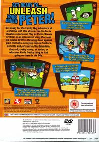 Family Guy Video Game! - Box - Back Image