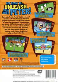 Family Guy Video Game! - Box - Back Image