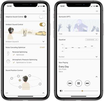 sony connect headphones app