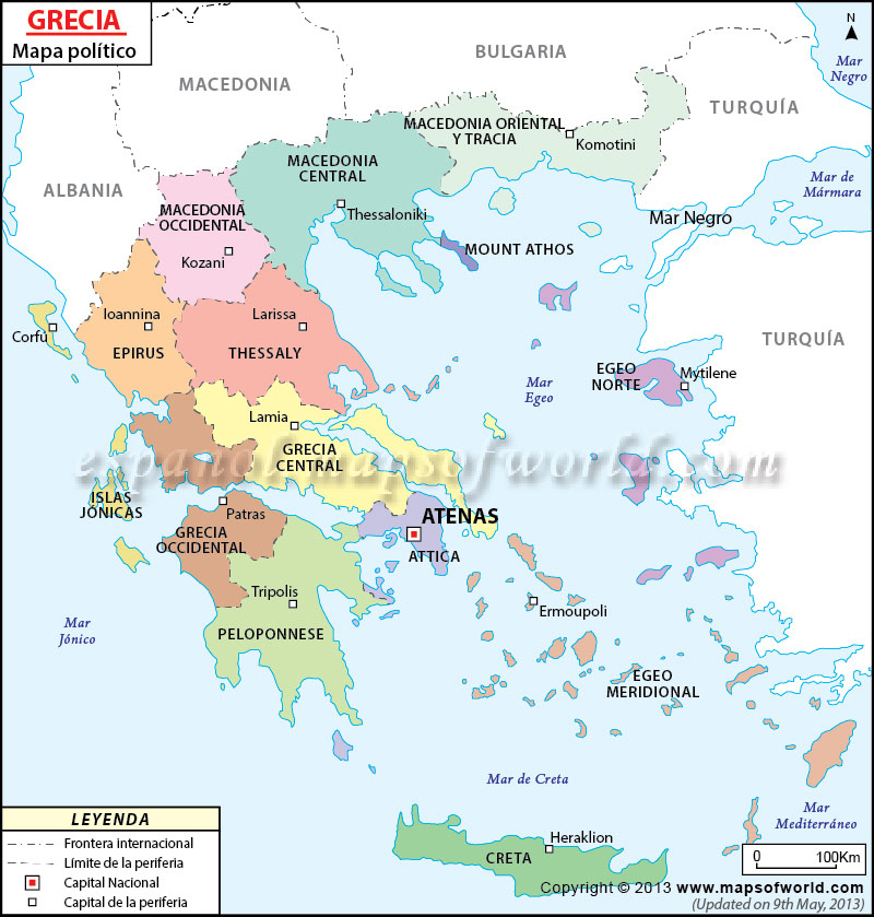 Descubrir 75+ imagem mapa de grecia nueva planisferio - Thptletrongtan ...