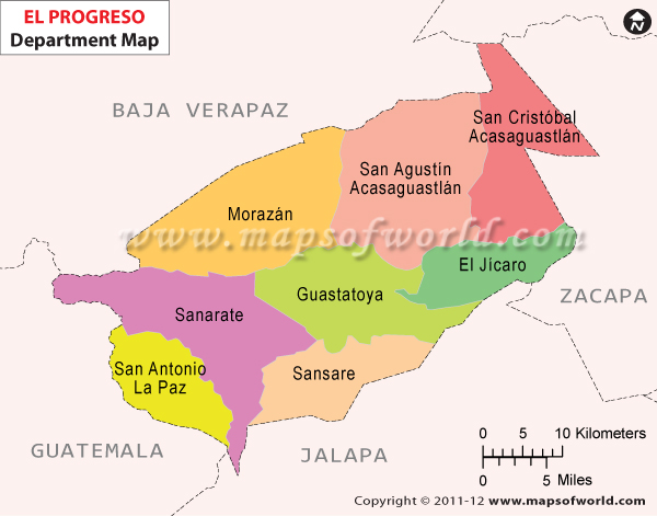 Mapa De El Progreso