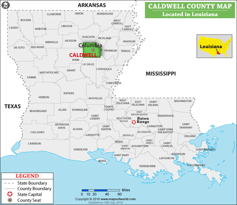 Louisiana Map | Map of Louisiana