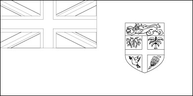 30 best ideas for coloring | Fiji Flag Coloring Page