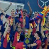 Barcelona celebra la Supercopa de España 2025 (Reuters)