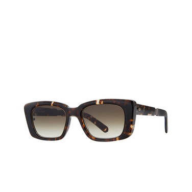 Mr. Leight CARMAN S Sunglasses LPT-ATG/ELM leopard tortoise - three-quarters view