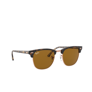 Ray-Ban CLUBMASTER Sunglasses 130933 shiny havana - three-quarters view