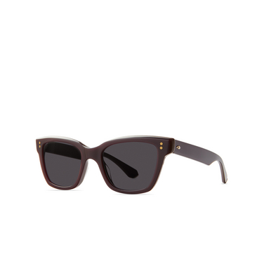 Mr. Leight LOLA S Sunglasses MUL-G/NOI mulberry laminate-gold - three-quarters view