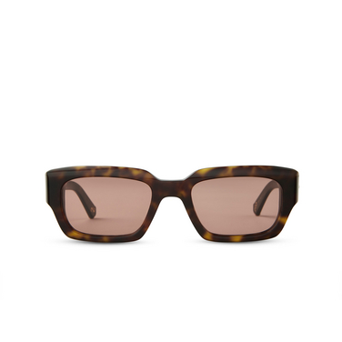 Mr. Leight MAVERICK S Sunglasses HKT-ATG/SFTAHR hickory tortoise-antique gold - front view