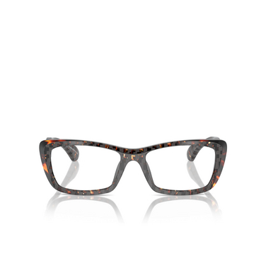 Alain Mikli A03522 Eyeglasses 003 damier brown grey / havana / grey - front view