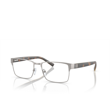 Armani Exchange AX1019 Eyeglasses 6093 matte gunmetal - three-quarters view