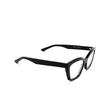 Balenciaga BB0342O Eyeglasses 005 black - three-quarters view