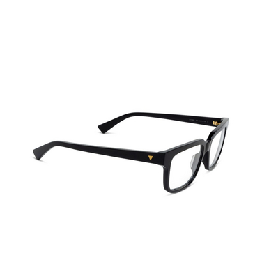 Bottega Veneta BV1256O Eyeglasses 001 black - three-quarters view