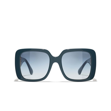 CHANEL square Sunglasses 17900O blue grey - front view