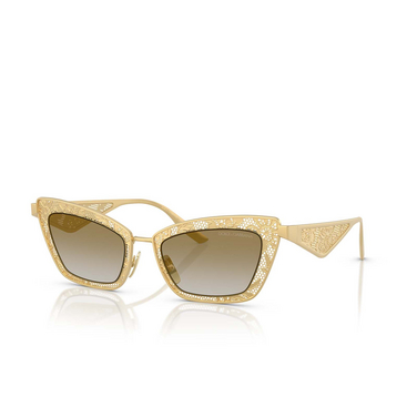 Dolce & Gabbana DG2311 Sunglasses 12246E matte gold - three-quarters view