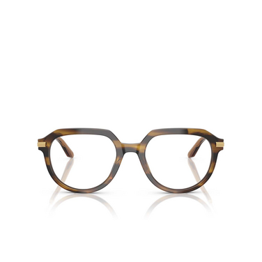 Dolce & Gabbana DG3402 Eyeglasses 3446 striped ochre - front view