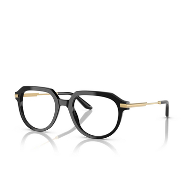 Dolce & Gabbana DG3402 Eyeglasses 501 black - three-quarters view