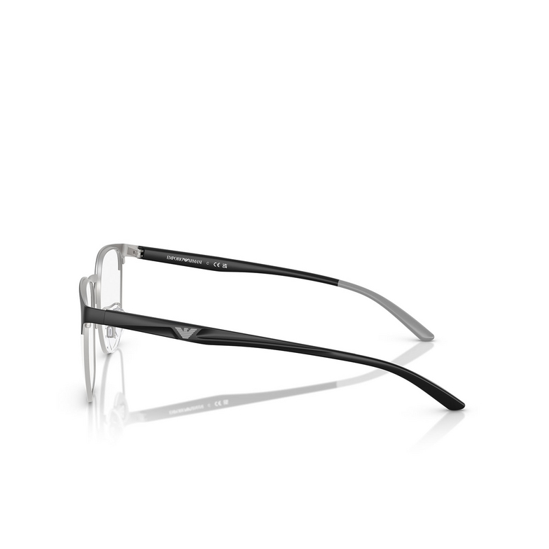 Emporio Armani EA1135D Eyeglasses 3051 matte black / matte silver - 3/3