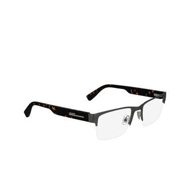 Lacoste L2299 Eyeglasses 033 matte gunmetal - three-quarters view