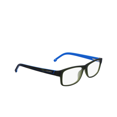 Lacoste L2707 Eyeglasses 275 khaki / havana / blue - three-quarters view