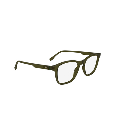 Lacoste L2949 Eyeglasses 275 transparent khaki - three-quarters view