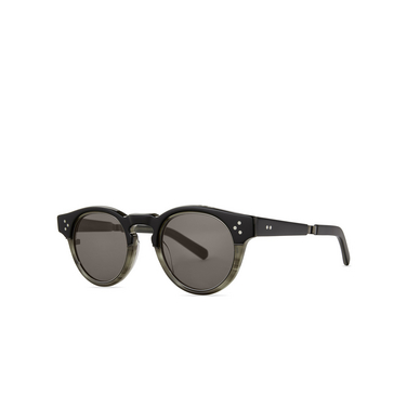 Mr. Leight KENNEDY S Sunglasses SYCL-GM/LAVA sycamore laminate-gunmetal/lava - three-quarters view