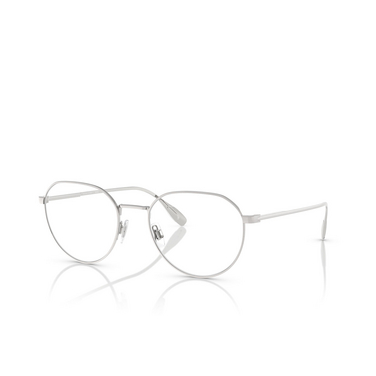 Polo Ralph Lauren PH1233 Eyeglasses 9423 brushed silver - three-quarters view