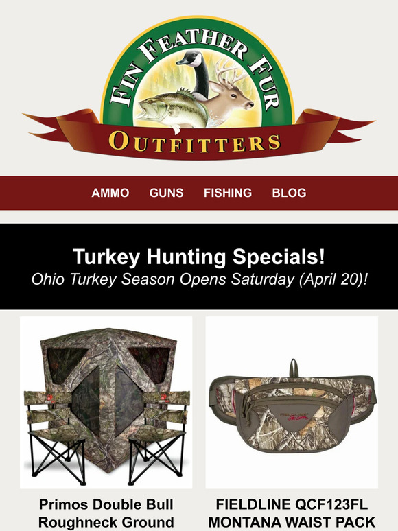 Fin Feather Fur Outfitters: Turkey Hunting Specials 🦃 Double Bull Blind ...