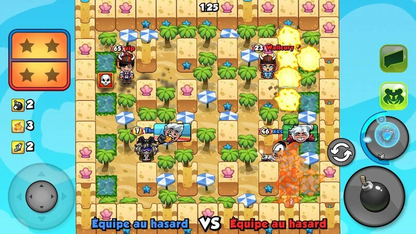 jeu mobile multijoueur Bomber Friends